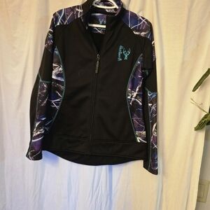 Hunter Black and Purple Women's Jacket